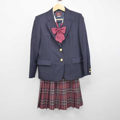 【中古】大阪府 豊島高等学校 女子制服 3点 (ブレザー・スカート) sf051008