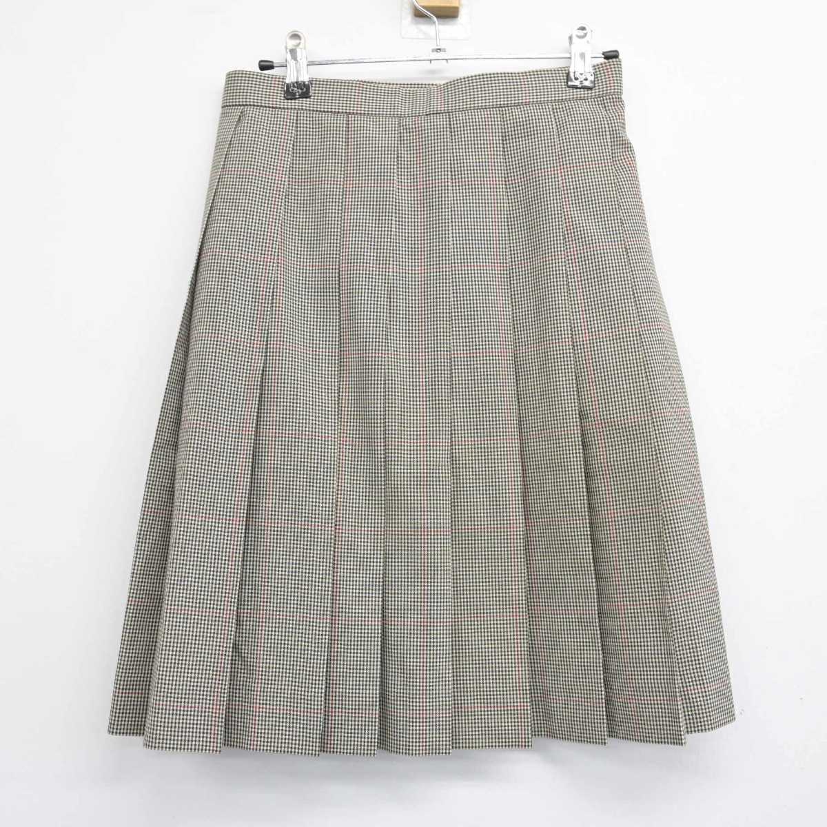 【中古】高知県 高知東高等学校 女子制服 2点 (スカート・スカート) sf051013