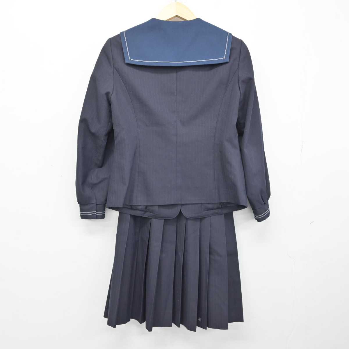 【中古】東京都 晴海総合高等学校 女子制服 3点 (セーラー服・スカート) sf051023