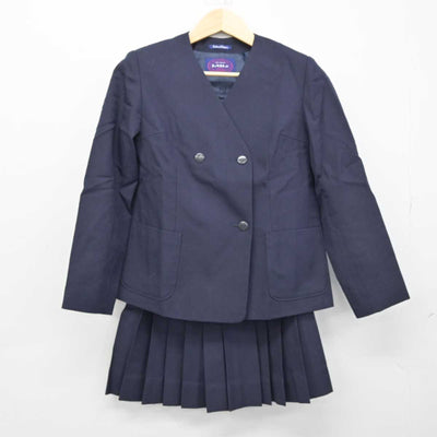 【中古】千葉県 誉田中学校 女子制服 2点 (ブレザー・スカート) sf051025