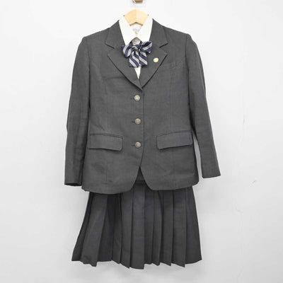 【中古】千葉県 銚子高等学校 女子制服 5点 (ブレザー・シャツ・スカート) sf051026