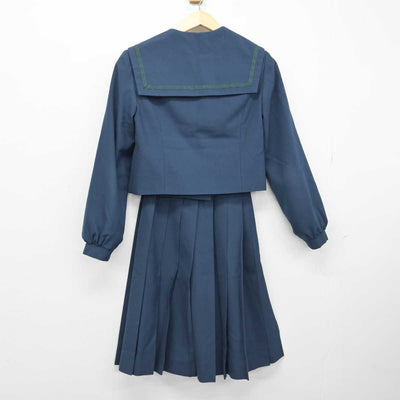 【中古】大分県 鶴崎工業高等学校 女子制服 2点 (セーラー服・スカート) sf051031