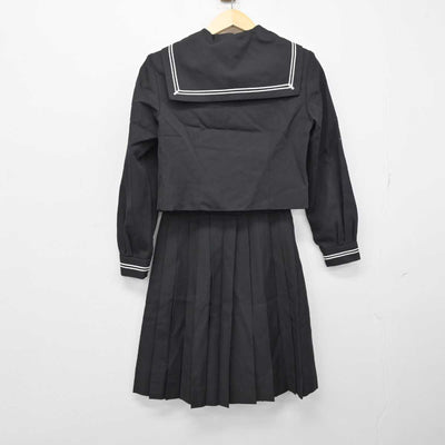 【中古】群馬県 桐生高等学校(旧制服) 女子制服 3点 (セーラー服・スカート) sf051036