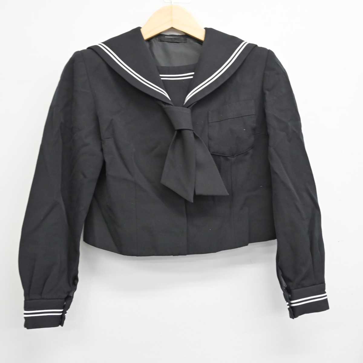 中古】群馬県 桐生高等学校(旧制服) 女子制服 3点 (セーラー服・スカート) sf051037 | 中古制服通販パレイド