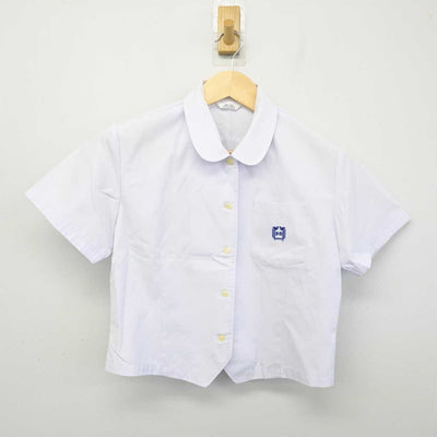 【中古】宮崎県 鵬翔中学校・高等学校 女子制服 2点 (ベスト・シャツ) sf051044