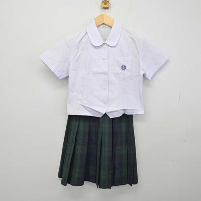 【中古】宮崎県 鵬翔中学校・高等学校 女子制服 2点 (シャツ・スカート) sf051045