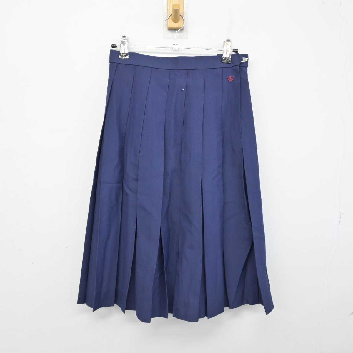 【中古】愛知県 日進西高等学校 女子制服 2点 (ベスト・スカート) sf051058