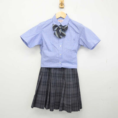 【中古】東京都 朋優学院高等学校 女子制服 3点 (シャツ・スカート) sf051061