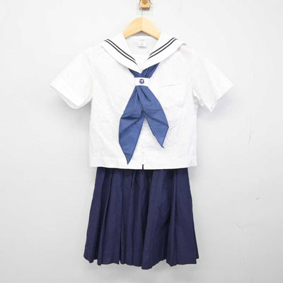 【中古】群馬県 入野中学校 女子制服 4点 (セーラー服・スカート) sf051065