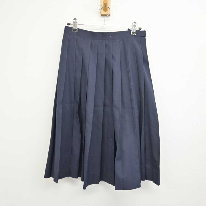 中古】埼玉県 本太中学校 女子制服 2点 (ベスト・スカート