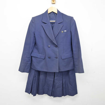 【中古】千葉県 君津高等学校 女子制服 2点 (ブレザー・スカート) sf051075