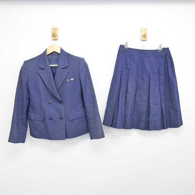 【中古】千葉県 君津高等学校 女子制服 2点 (ブレザー・スカート) sf051075