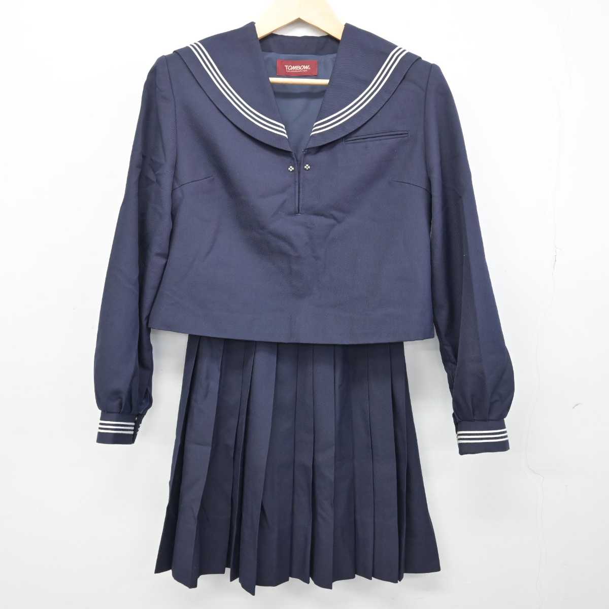 【中古】秋田県 秋田南中学校 女子制服 2点 (セーラー服・スカート) sf051101