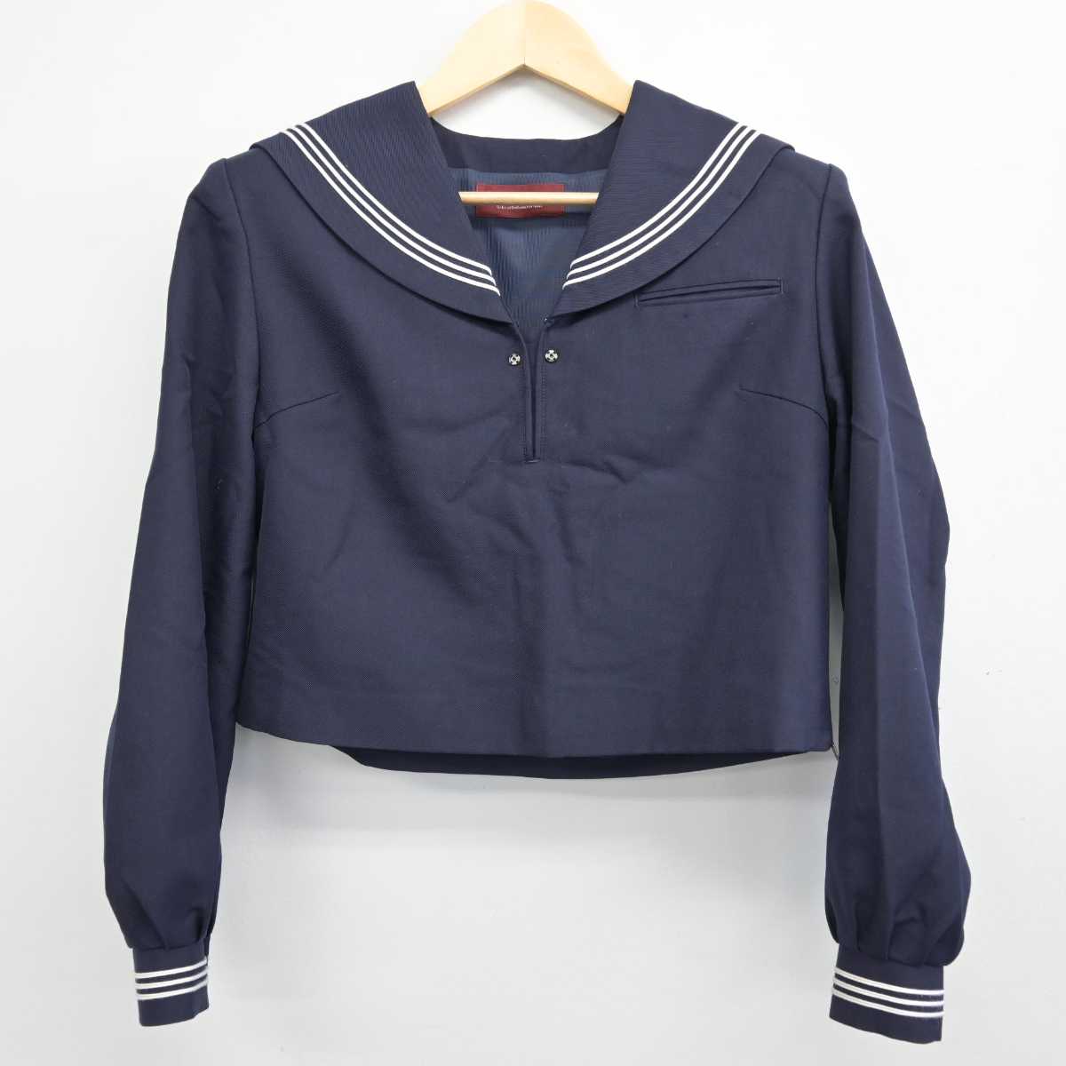 【中古】秋田県 秋田南中学校 女子制服 2点 (セーラー服・スカート) sf051101