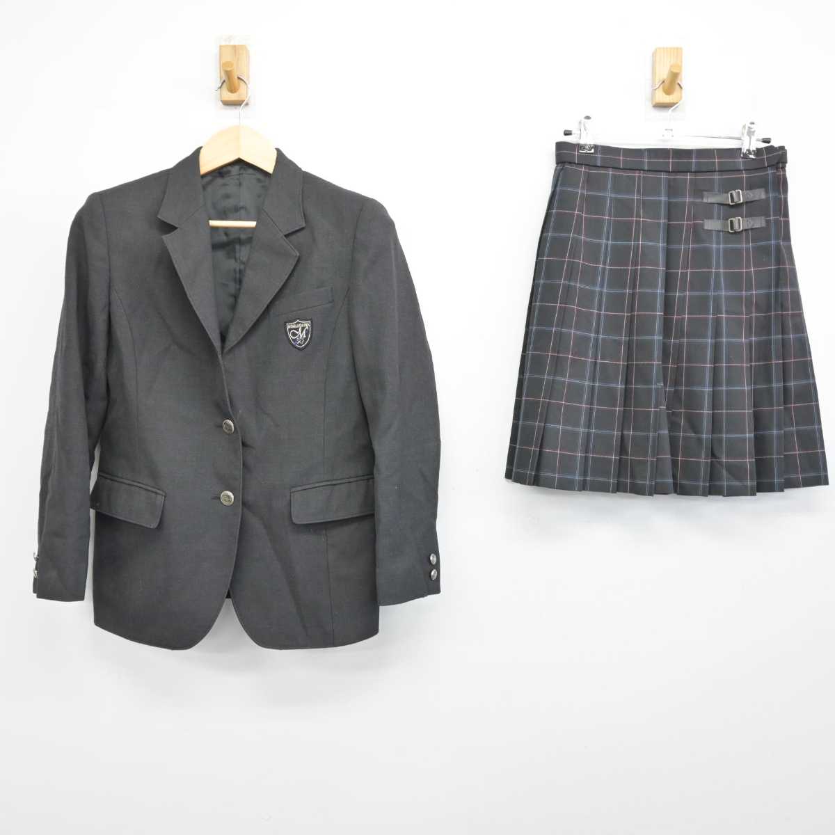 【中古】東京都 紅葉川高等学校 女子制服 3点 (ブレザー・スカート・スカート) sf051106