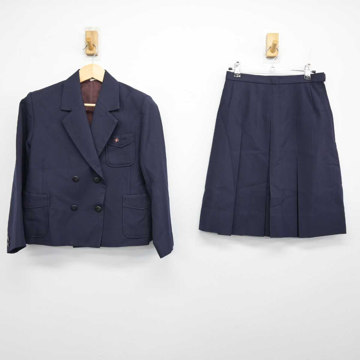 【中古】大阪府 大阪市立東商業高等学校 女子制服 3点 (ブレザー・スカート) sf051110