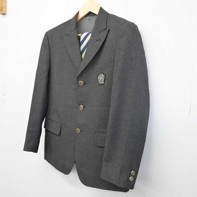 【中古】大阪府 大阪産業大学附属高等学校 男子制服 2点 (ブレザー) sf051114