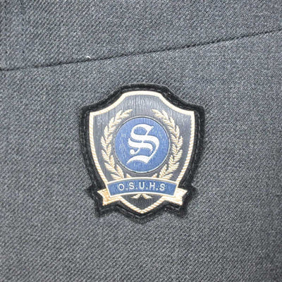 【中古】大阪府 大阪産業大学附属高等学校 男子制服 2点 (ブレザー) sf051114