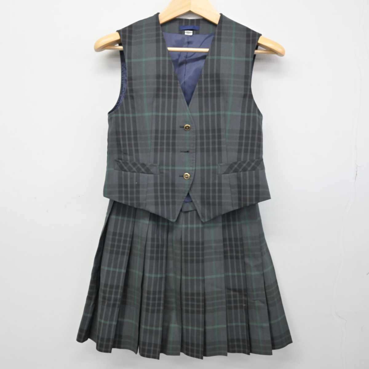 中古】千葉県 専修大学松戸高等学校 女子制服 4点 (ブレザー・ベスト・スカート) sf051116 | 中古制服通販パレイド