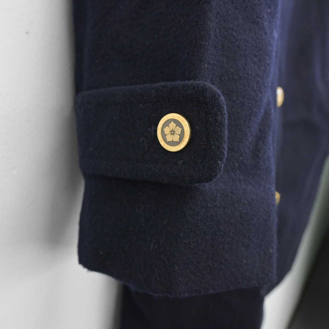 中古】福岡県 福岡舞鶴高等学校 女子制服 1点 (コート) sf051140 