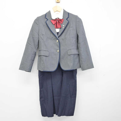 【中古】鹿児島県 鹿児島南高等学校 女子制服 5点 (ブレザー・シャツ・ジャンパースカート) sf051147