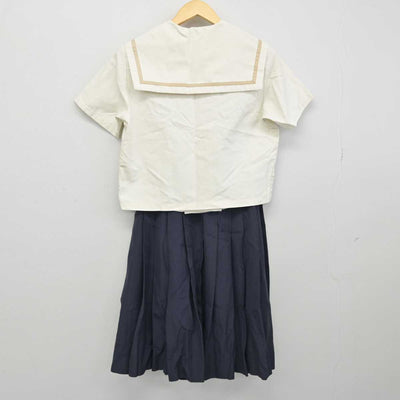 【中古】鹿児島県 鹿児島南高等学校 女子制服 3点 (セーラー服・スカート) sf051150