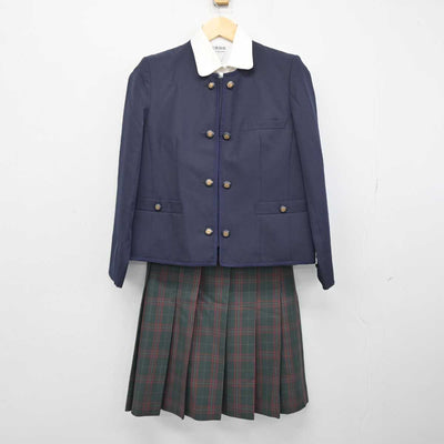 【中古】大阪府 大阪桐蔭中学校・高等学校 女子制服 3点 (ブレザー・シャツ・スカート) sf051153