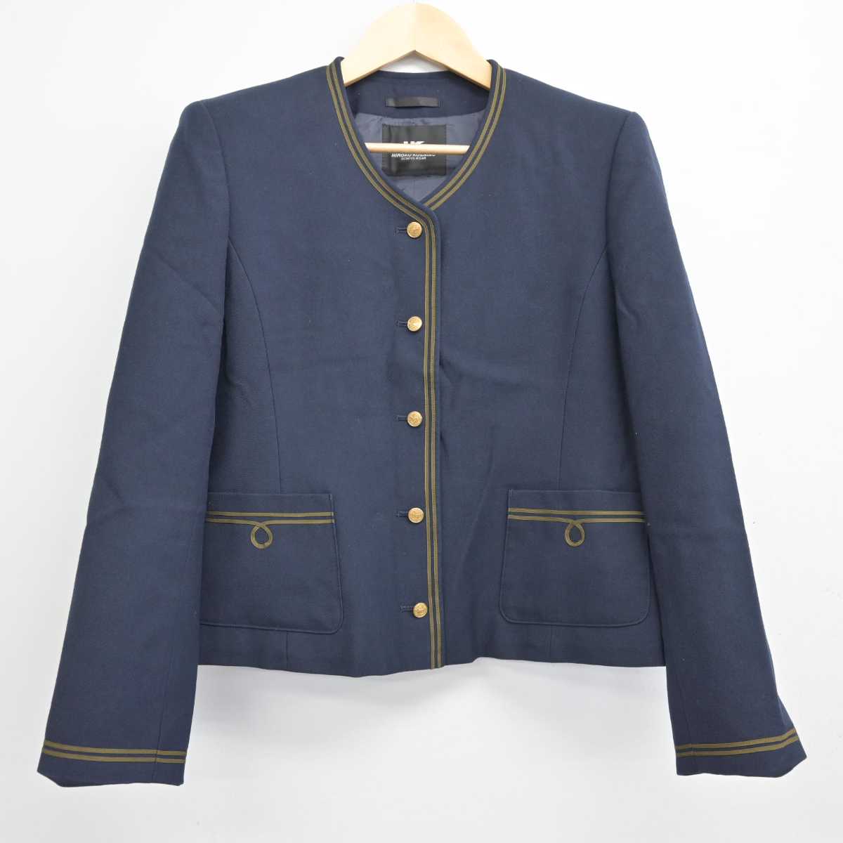 【中古】大分県 平松学園 大分東明高等学校 女子制服 2点 (ブレザー・シャツ) sf051162