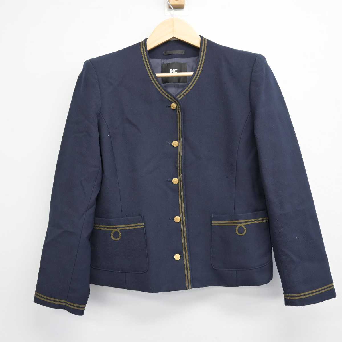 【中古】大分県 平松学園 大分東明高等学校 女子制服 2点 (ブレザー・シャツ) sf051163