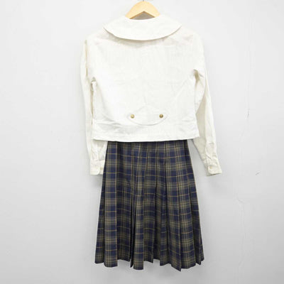 【中古】大分県 平松学園 大分東明高等学校 女子制服 2点 (シャツ・スカート) sf051164