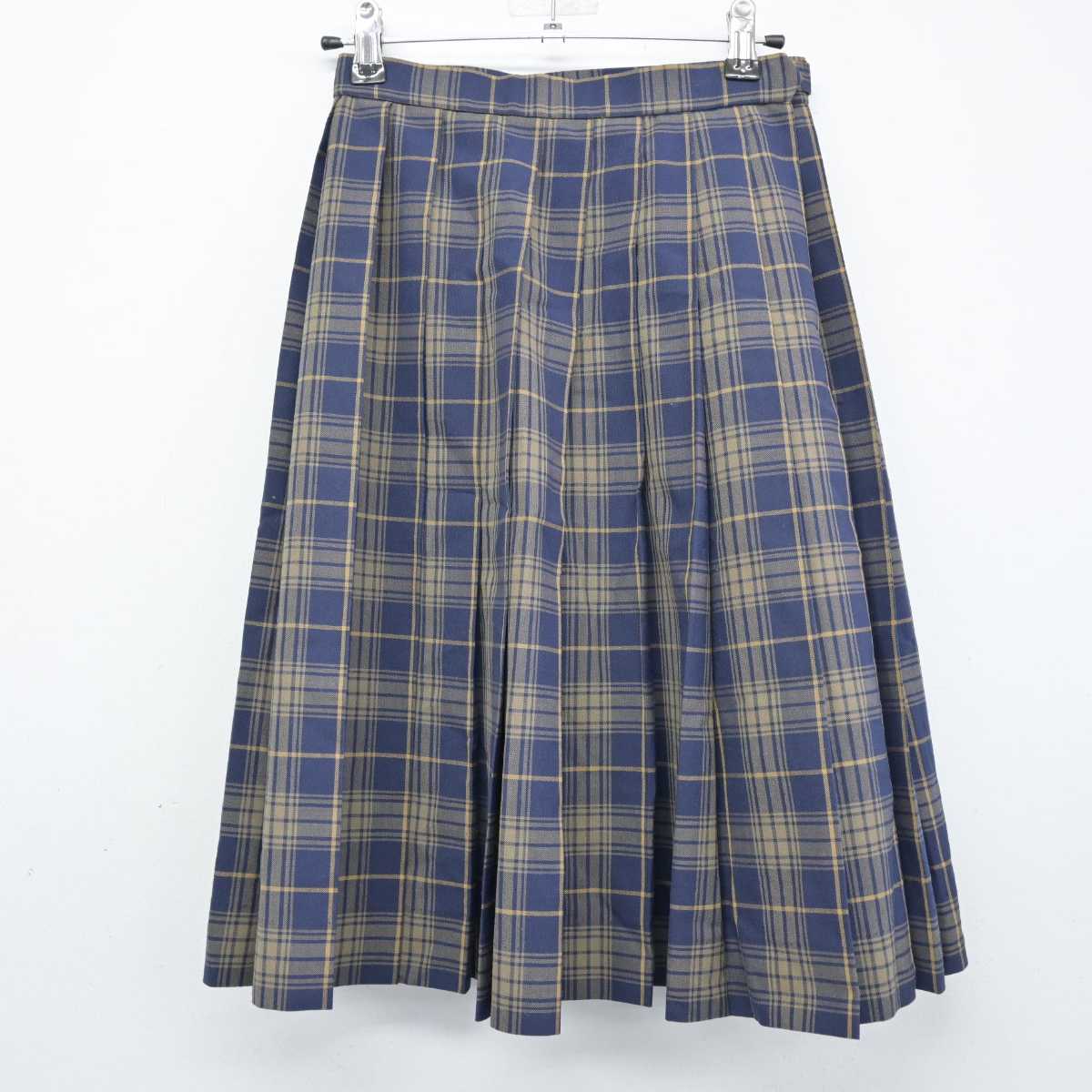 【中古】大分県 平松学園 大分東明高等学校 女子制服 2点 (シャツ・スカート) sf051164