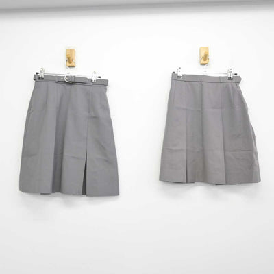 【中古】神奈川県 川和高等学校 女子制服 2点 (スカート) sf051167