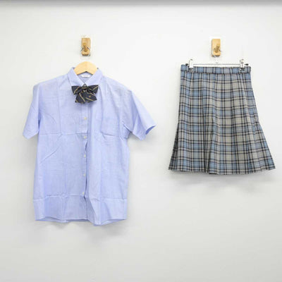 【中古】東京都 千早高等学校 女子制服 3点 (シャツ・スカート) sf051171