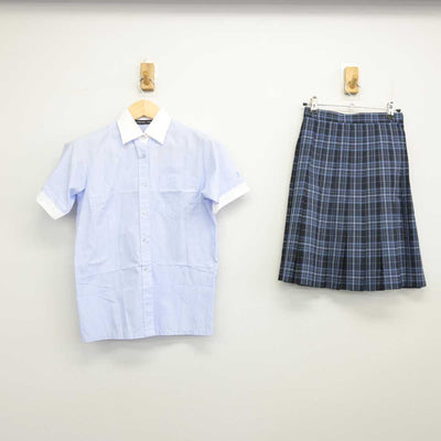 【中古】東京都 淑徳巣鴨中学高等学校 女子制服 2点 (シャツ・スカート) sf051176