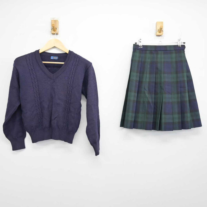 中古】千葉県 千葉敬愛高等学校 女子制服 2点 (ニット・スカート 中古】千葉県 千葉敬愛高等学校 女子制服 2点 (ニット・スカート
