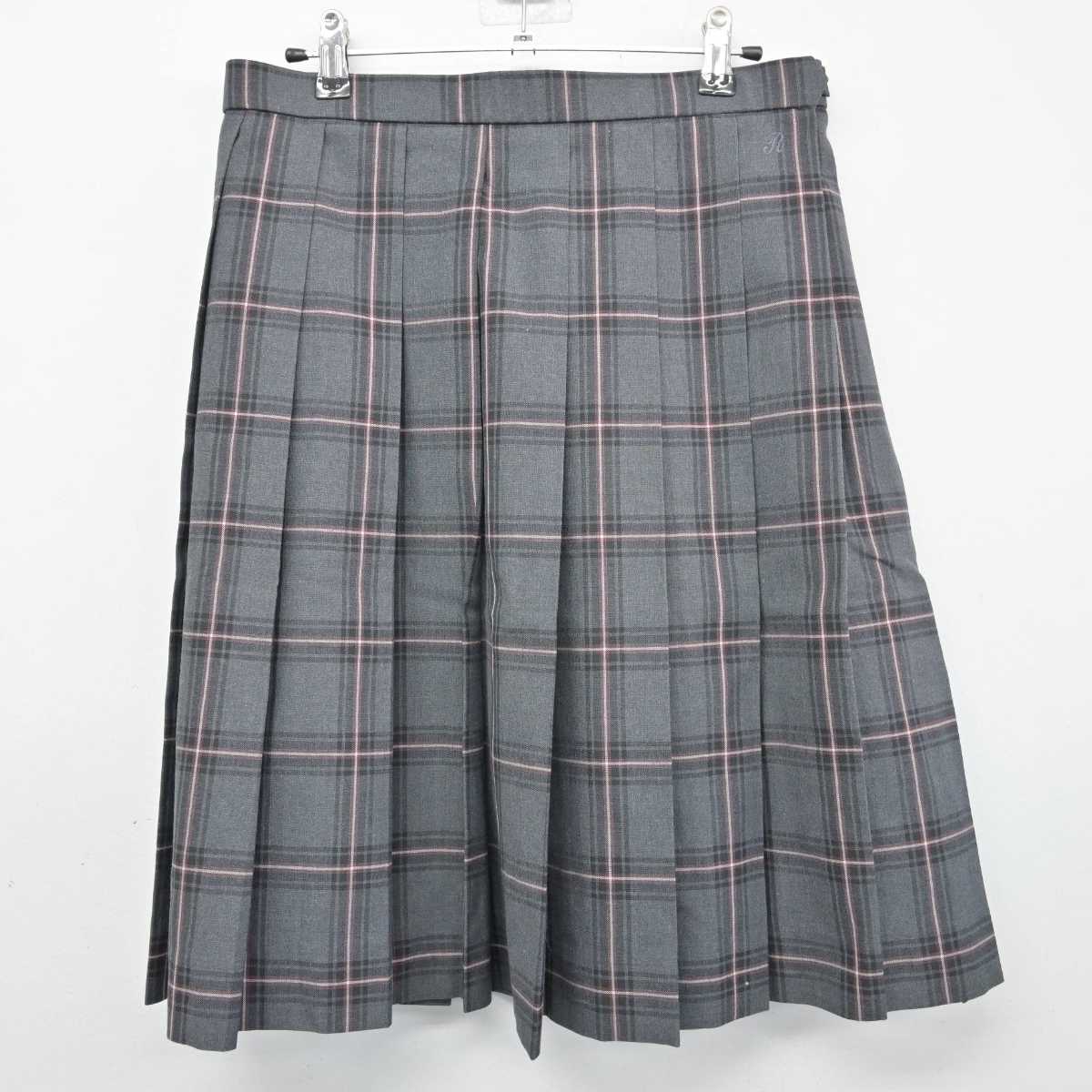 【中古】千葉県 麗澤高等学校 女子制服 3点 (シャツ・ニットベスト・スカート) sf051187