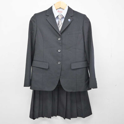 【中古】広島県 賀茂北高等学校 女子制服 5点 (ブレザー・シャツ・スカート) sf051189