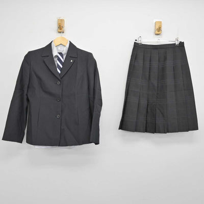 【中古】広島県 五日市高等学校 女子制服 5点 (ブレザー・シャツ・スカート) sf051206