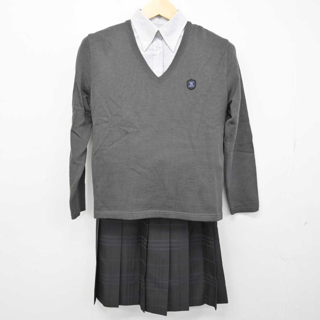 【中古】広島県 五日市高等学校 女子制服 3点 (シャツ・ニット・スカート) sf051207 | 中古制服通販パレイド