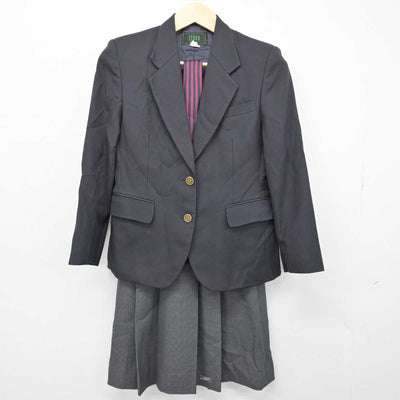 【中古】広島県 舟入高等学校 女子制服 4点 (ブレザー・スカート) sf051215