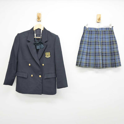 【中古】千葉県 若松高等学校 女子制服 3点 (ブレザー・スカート) sf051221