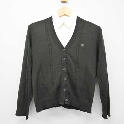 【中古】千葉県 八千代松陰高等学校 女子制服 2点 (ニット・シャツ) sf051233