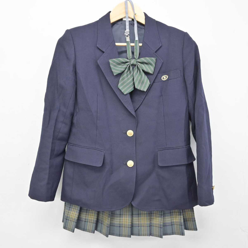 【中古】東京都 羽村高等学校 女子制服 3点 (ブレザー・スカート) sf051253