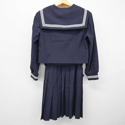 【中古】神奈川県 座間市立東中学校 女子制服 2点 (セーラー服・ジャンパースカート) sf051257