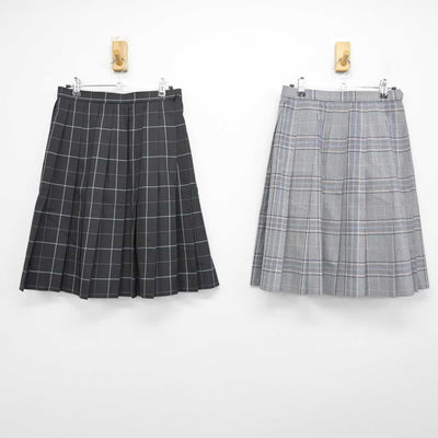 【中古】埼玉県 埼玉栄高等学校 女子制服 2点 (スカート) sf051265