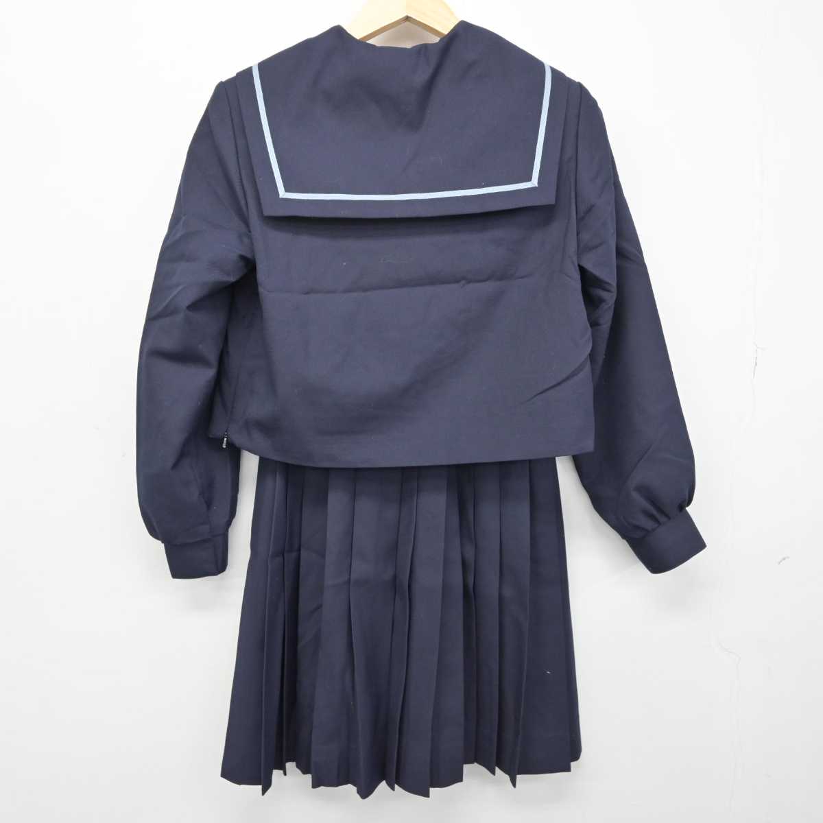 【中古】愛知県 知立高等学校 女子制服 3点 (セーラー服・スカート) sf051267