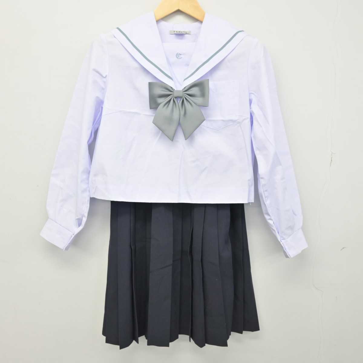 【中古】愛知県 知立高等学校 女子制服 4点 (セーラー服・セーラー服・スカート) sf051268