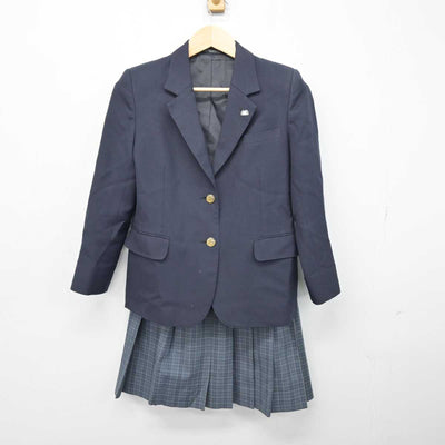 【中古】東京都 みなみ野中学校 女子制服 3点 (ブレザー・スカート) sf051270