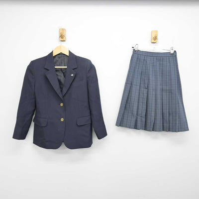 【中古】東京都 みなみ野中学校 女子制服 3点 (ブレザー・スカート) sf051270