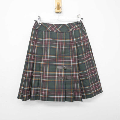 【中古】東京都 八王子実践中学校・高等学校 女子制服 2点 (ニット・スカート) sf051273